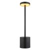 Globo lighting Polina table lamp LED black, 1-light source