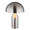 Mushroom Lamp  Globo lighting Atoma table lamp matt nickel, 2-light sources