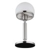 Globo lighting Haku table lamp chrome, matt nickel, 1-light source