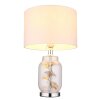 Globo lighting Ginko table lamp chrome, transparent, clear, 1-light source