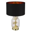 Globo lighting Ginko table lamp brass, transparent, clear, 1-light source