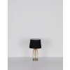 Globo lighting Classy table lamp amber, brass, 1-light source