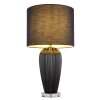 Globo lighting Irina table lamp black, transparent, clear, 1-light source