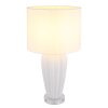 Globo lighting Irina table lamp transparent, clear, white, 1-light source