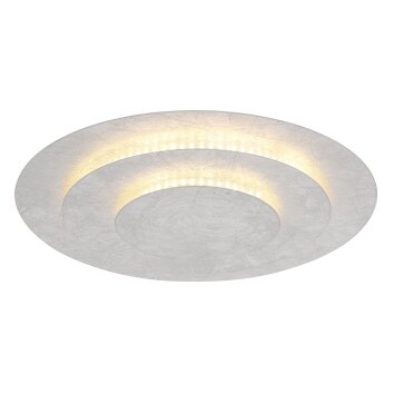 Globo lighting Heda ceiling light LED silver, 1-light source