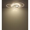 Globo lighting Invertina ceiling light LED anthracite, gold, 1-light source, Remote control