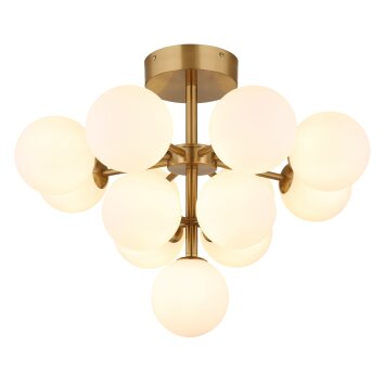 Globo lighting Grappy ceiling light gold, 13-light sources