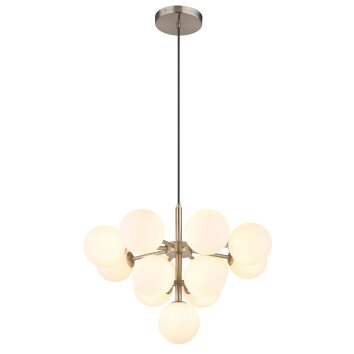 Globo lighting Grappy hanging light matt nickel, 13-light sources