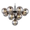 Globo lighting Grappy hanging light black, 13-light sources