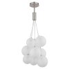 Globo lighting Ballgi hanging light matt nickel, 9-light sources