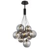 Globo lighting Ballgi hanging light black, 9-light sources