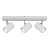 Globo lighting James ceiling light, ceiling spotlight, wall light, wall spotlight white, 3-light sources