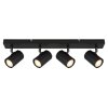 Globo lighting James ceiling light, ceiling spotlight, wall light, wall spotlight black, 4-light sources