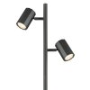 Globo lighting James floor lamp grey, 2-light sources