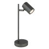 Globo lighting James table lamp grey, 1-light source