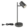 Globo lighting James table lamp grey, 1-light source