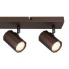 Globo lighting James ceiling light, ceiling spotlight, wall light, wall spotlight bronze, 4-light sources