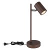 Globo lighting James table lamp bronze, 1-light source