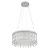 Globo lighting Klunka hanging light LED chrome, 1-light source, Remote control