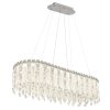 Globo lighting Klunka hanging light LED chrome, 1-light source, Remote control