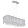 Globo lighting Klunka hanging light LED chrome, 1-light source, Remote control