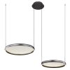 Globo lighting Briggs hanging light LED black, 1-light source, Remote control