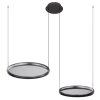 Globo lighting Briggs hanging light LED black, 1-light source, Remote control