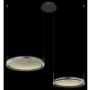 Globo lighting Briggs hanging light LED black, 1-light source, Remote control