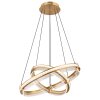 Globo lighting Blondie hanging light LED gold, 1-light source, Remote control