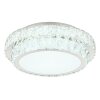 Globo lighting Klara ceiling light LED chrome, 1-light source, Remote control