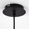 Ajaccio Pendant Light black, 1-light source