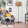 Cando floor lamp Ecru, black, 1-light source