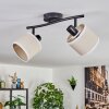 Bassagoda ceiling light black, 2-light sources