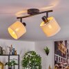 Bassagoda ceiling light black, 2-light sources