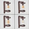 Telhada outdoor light, outdoor wall light rust-coloured, 1-light source, Motion sensor