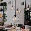 Gastor hanging light, globe light clear, 3-light sources