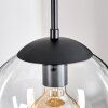 Gastor hanging light, globe light clear, 3-light sources