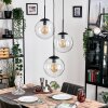 Gastor hanging light, globe light clear, 3-light sources