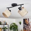 Sabadim ceiling light black, 2-light sources