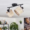 Sabadim ceiling light black, 2-light sources