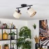 Sabadim ceiling light black, 2-light sources