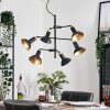 Vouzy ceiling light, pendant light black, 6-light sources