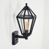 Falfosa outdoor wall light black, 1-light source, Motion sensor