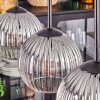 Koyoto globe light, pendant light black, 5-light sources