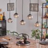 Koyoto globe light, pendant light black, 5-light sources