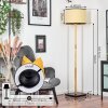 Chellas floor lamp Ecru, black, 1-light source