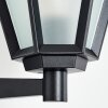 Falfosa outdoor wall light black, 1-light source, Motion sensor