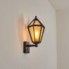 Falfosa outdoor wall light black, 1-light source, Motion sensor