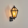 Falfosa outdoor wall light black, 1-light source, Motion sensor