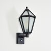 Falfosa outdoor wall light black, 1-light source, Motion sensor